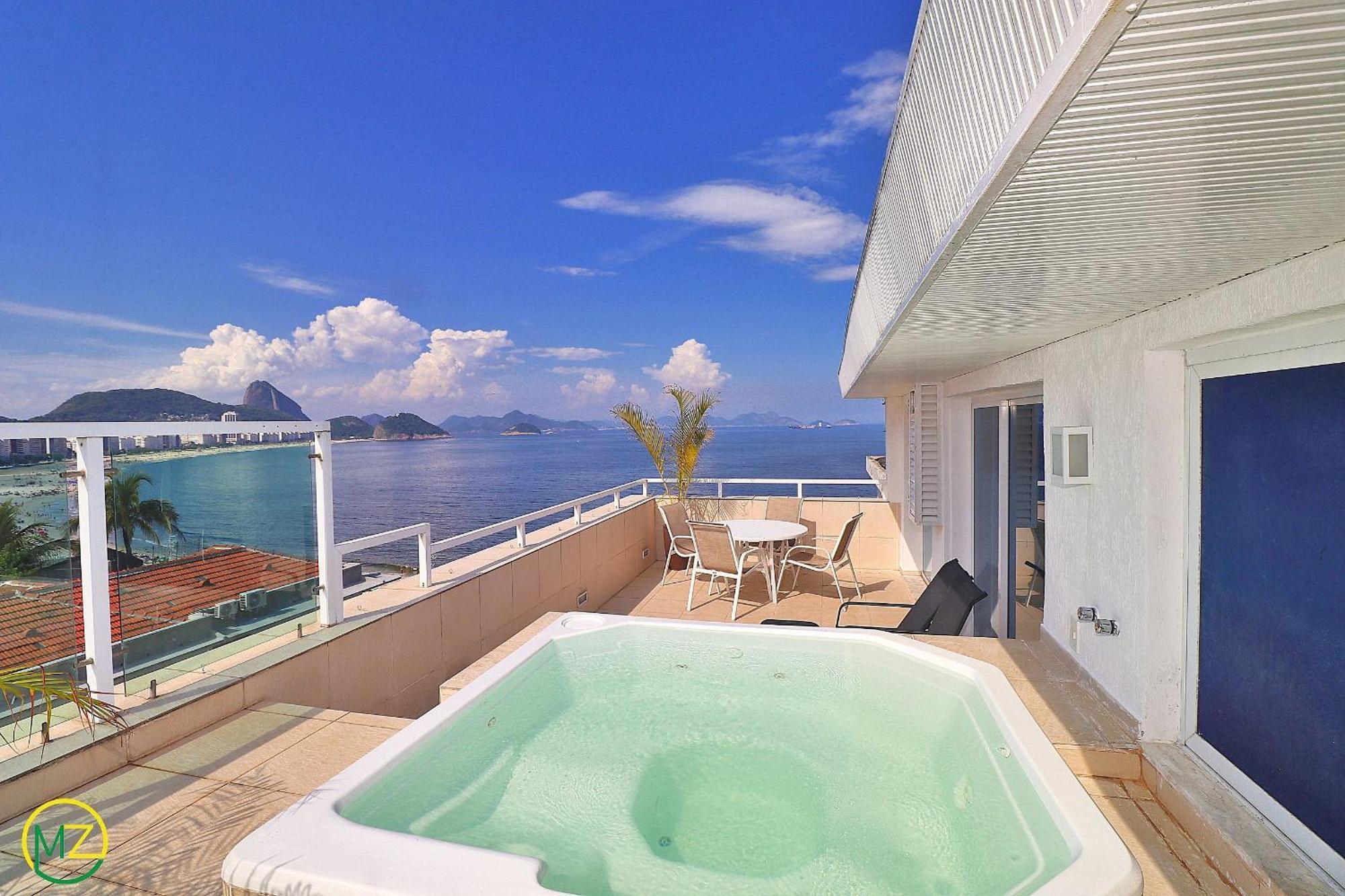 Magnifica Cobertura Duplex Com Jacuzzi E Vista Mar Apartamento Rio de Janeiro