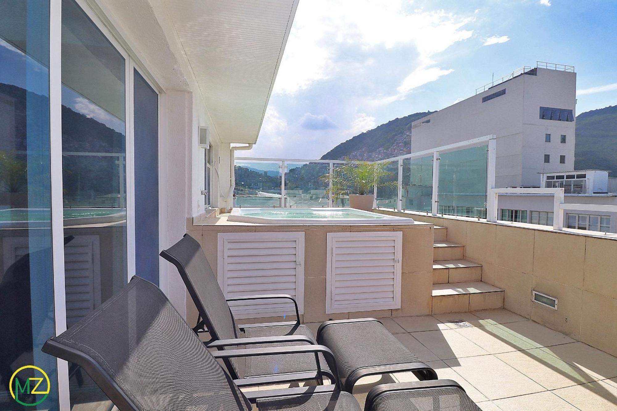 Apartamento Magnifica Cobertura Duplex Com Jacuzzi E Vista Mar Rio de Janeiro